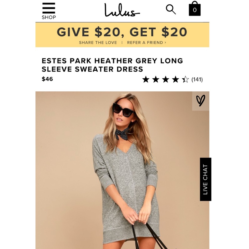 Long Sleeve Sweater Dress
